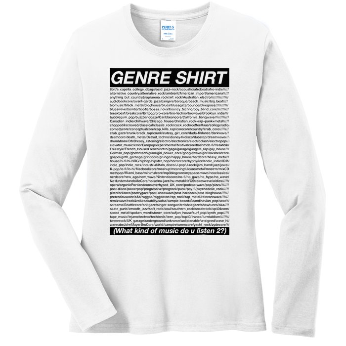 The Genre Ladies Long Sleeve Shirt