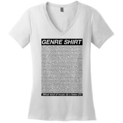 The Genre Women's V-Neck T-Shirt