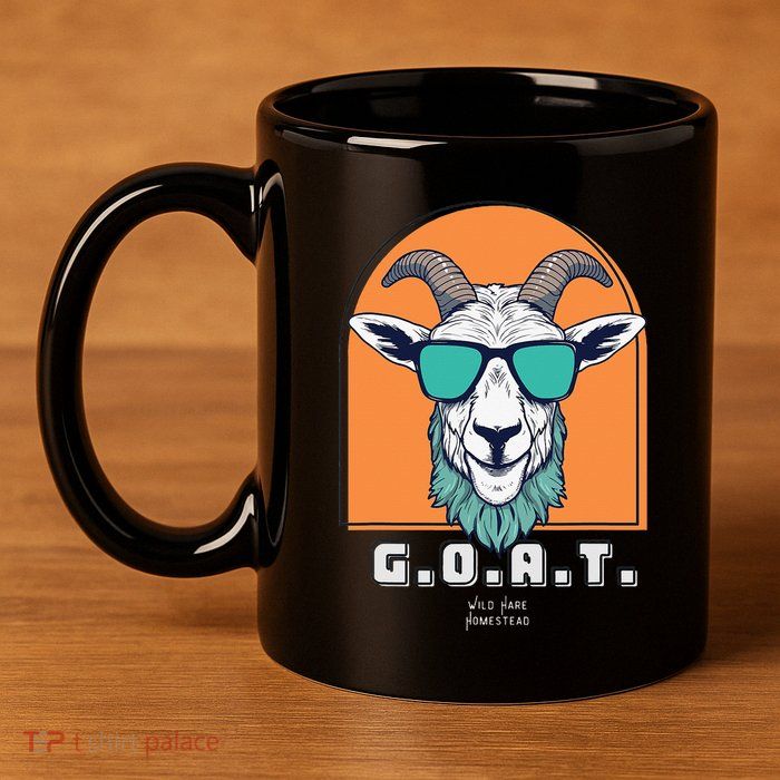The Goat 11oz C Handle Ceramic Mug