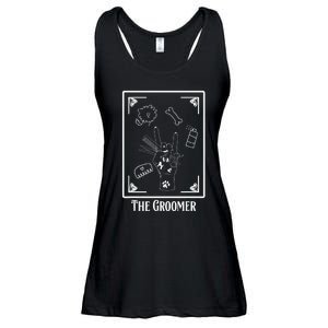 The Groomer Tarot Card Pet Dog Groomer Apparel Gift For Ladies Essential Flowy Tank