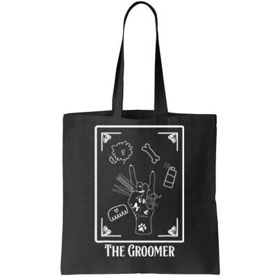 The Groomer Tarot Card Pet Dog Groomer Apparel Gift For Tote Bag