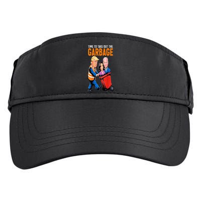 Trump Garbage Truck Humor Election 2024 Biden Adult Drive Performance Visor