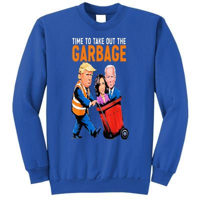 Trump Garbage Truck Humor Election 2024 Biden Sweatshirt