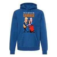 Trump Garbage Truck Humor Election 2024 Biden Premium Hoodie