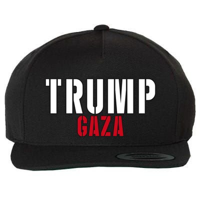 Trump Gaza Wool Snapback Cap