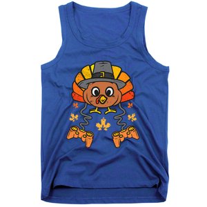 Thanksgiving Gamer Turkey Thanksgiving Turkey Video Game Cute Gift Tank Top