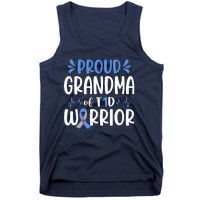 T1D Grandma Type 1 Diabetes Awareness Gift Tank Top