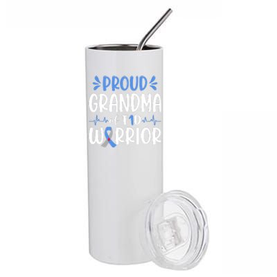 T1D Grandma Type 1 Diabetes Awareness Gift Stainless Steel Tumbler