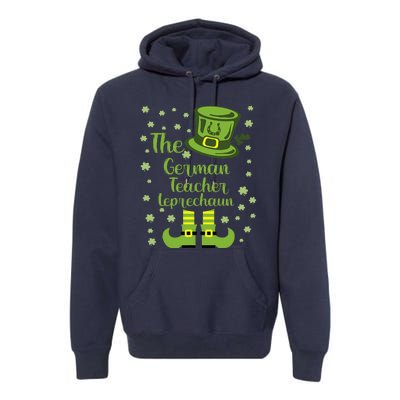 The German Teacher Leprechaun Group Matching St Patricks Day Premium Hoodie