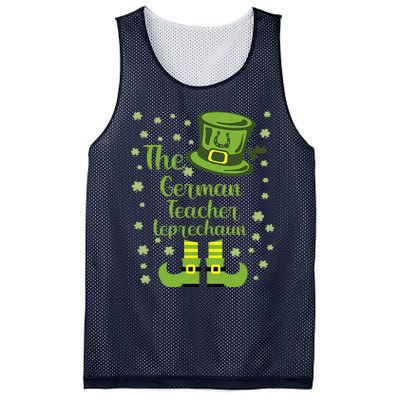 The German Teacher Leprechaun Group Matching St Patricks Day Mesh Reversible Basketball Jersey Tank