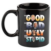 The Good Trump The Bad Biden The Good The Bad The Ugly 11oz C Handle Ceramic Mug