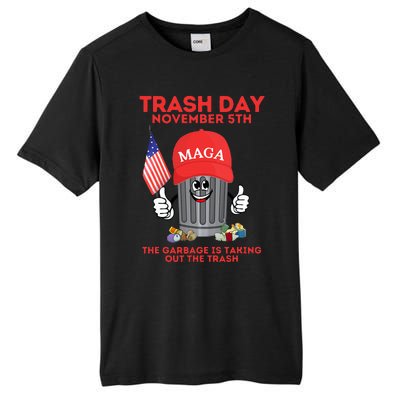 Trump Garbage Trash Day November 5 Garbage Taking Out Trash Tall Fusion ChromaSoft Performance T-Shirt