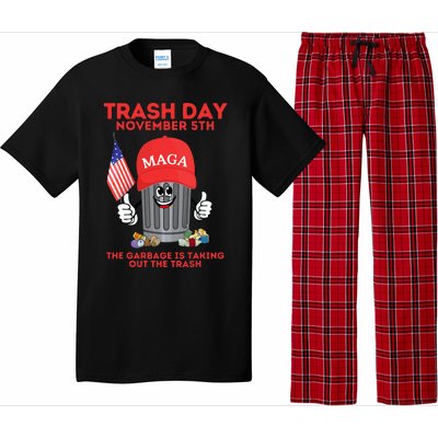 Trump Garbage Trash Day November 5 Garbage Taking Out Trash Pajama Set