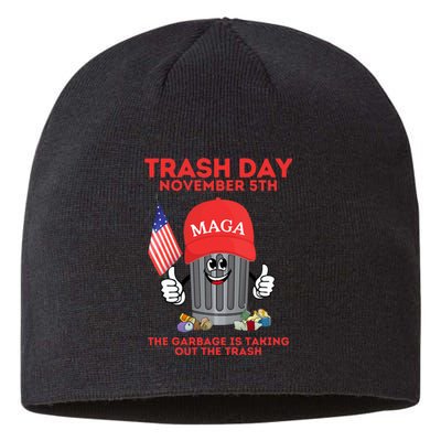 Trump Garbage Trash Day November 5 Garbage Taking Out Trash Sustainable Beanie