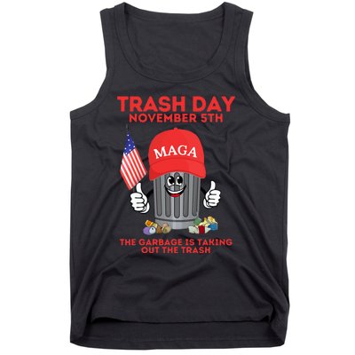 Trump Garbage Trash Day November 5 Garbage Taking Out Trash Tank Top