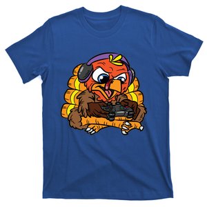 Turkey Gamer Thanksgiving Day Cool VideoGames Gaming Fall Cute Gift T-Shirt