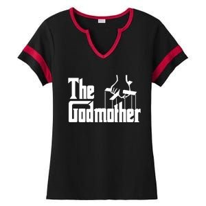 The Godmother Ladies Halftime Notch Neck Tee