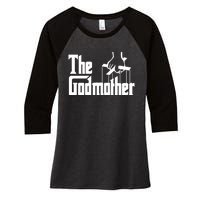 The Godmother Women's Tri-Blend 3/4-Sleeve Raglan Shirt