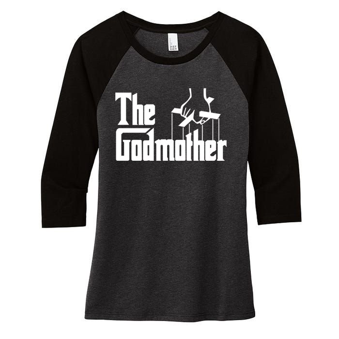 The Godmother Women's Tri-Blend 3/4-Sleeve Raglan Shirt