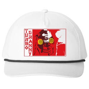 Turbo Granny Snapback Five-Panel Rope Hat