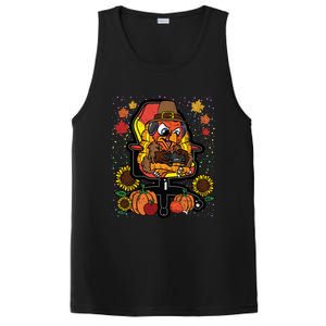 Turkey Gamer Thanksgiving Day Gaming VideoGame Gamer Gift PosiCharge Competitor Tank