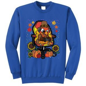 Turkey Gamer Thanksgiving Day Gaming VideoGame Gamer Gift Sweatshirt