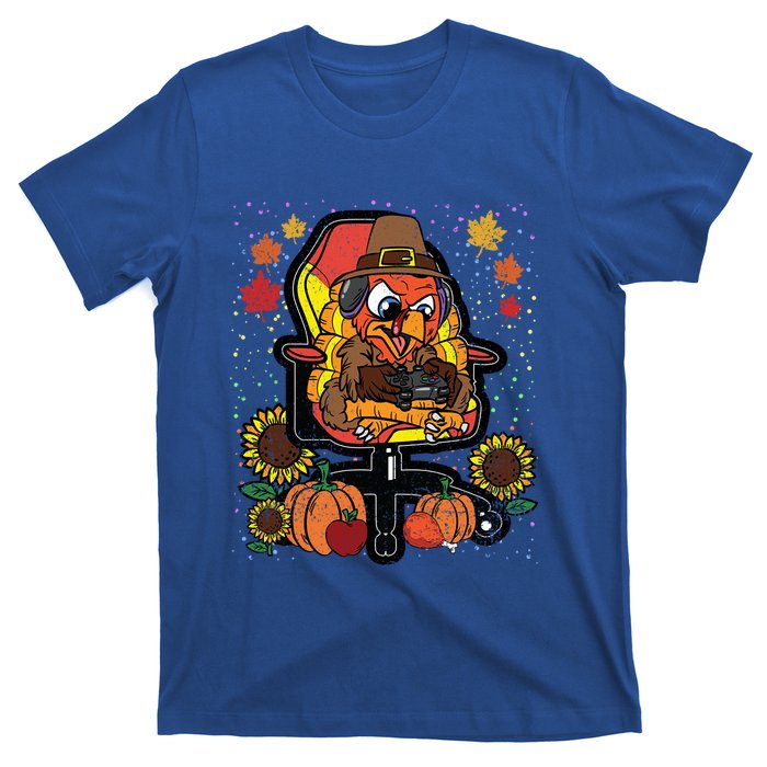 Turkey Gamer Thanksgiving Day Gaming VideoGame Gamer Gift T-Shirt