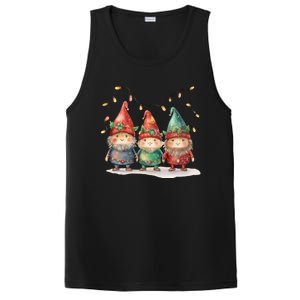 Three Gnomies Tree Christmas Cute Xmas Three Gnomies Gift PosiCharge Competitor Tank