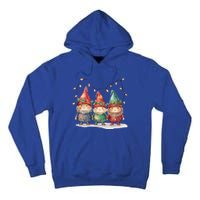 Three Gnomies Tree Christmas Cute Xmas Three Gnomies Gift Tall Hoodie