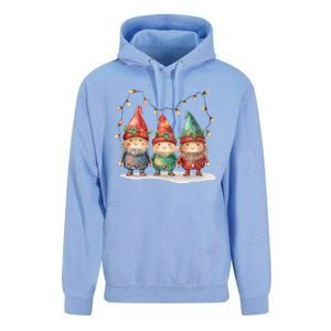 Three Gnomies Tree Christmas Cute Xmas Three Gnomies Gift Unisex Surf Hoodie