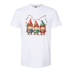 Three Gnomies Tree Christmas Cute Xmas Three Gnomies Gift Softstyle CVC T-Shirt