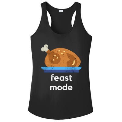 Turkey Gift Thanksgiving 2020 Funny Autumn Feast Mode Funny Gift Ladies PosiCharge Competitor Racerback Tank