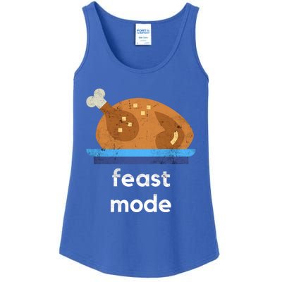 Turkey Gift Thanksgiving 2020 Funny Autumn Feast Mode Funny Gift Ladies Essential Tank