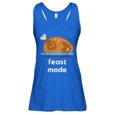 Turkey Gift Thanksgiving 2020 Funny Autumn Feast Mode Funny Gift Ladies Essential Flowy Tank