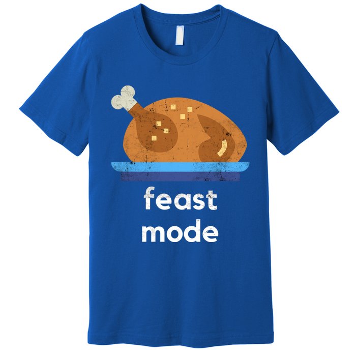 Turkey Gift Thanksgiving 2020 Funny Autumn Feast Mode Funny Gift Premium T-Shirt