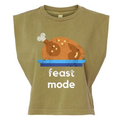 Turkey Gift Thanksgiving 2020 Funny Autumn Feast Mode Funny Gift Garment-Dyed Women's Muscle Tee