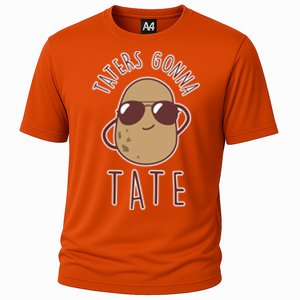 Taters Gonna Tate Funny Potato Tater Tot Foodie Gift Cooling Performance Crew T-Shirt