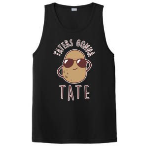 Taters Gonna Tate Funny Potato Tater Tot Foodie Gift PosiCharge Competitor Tank