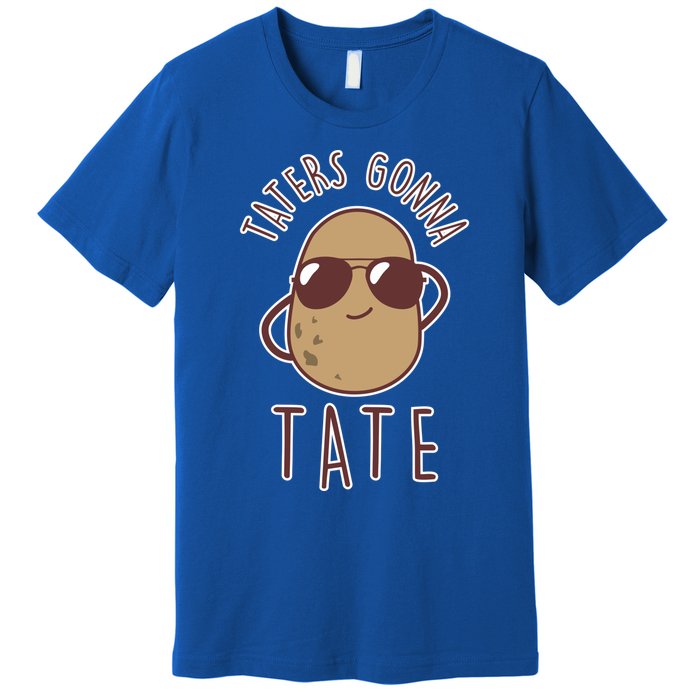 Taters Gonna Tate Funny Potato Tater Tot Foodie Gift Premium T-Shirt