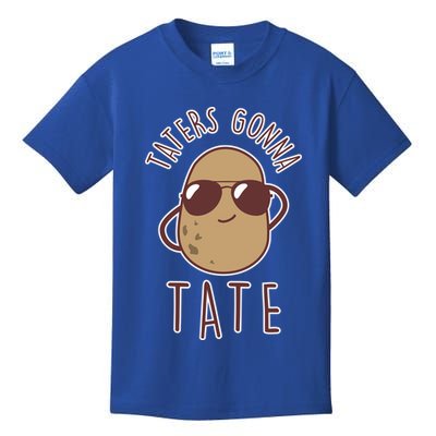 Taters Gonna Tate Funny Potato Tater Tot Foodie Gift Kids T-Shirt