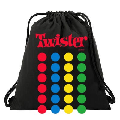 Twister Game Drawstring Bag