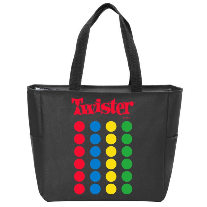 Twister Game Zip Tote Bag