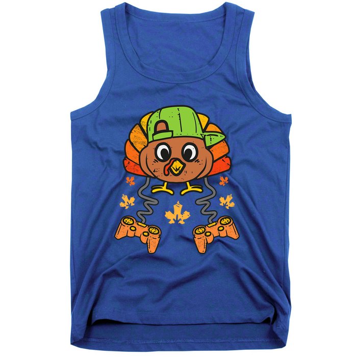 Thanksgiving Gamer Turkey Thanksgiving Turkey Video Game Gift Tank Top