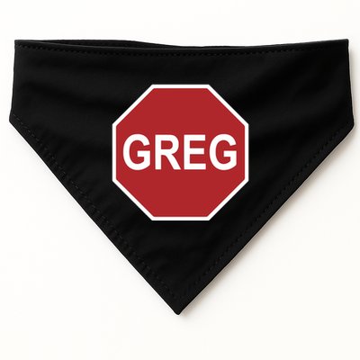 Tism Greg The Stop Sign USA-Made Doggie Bandana