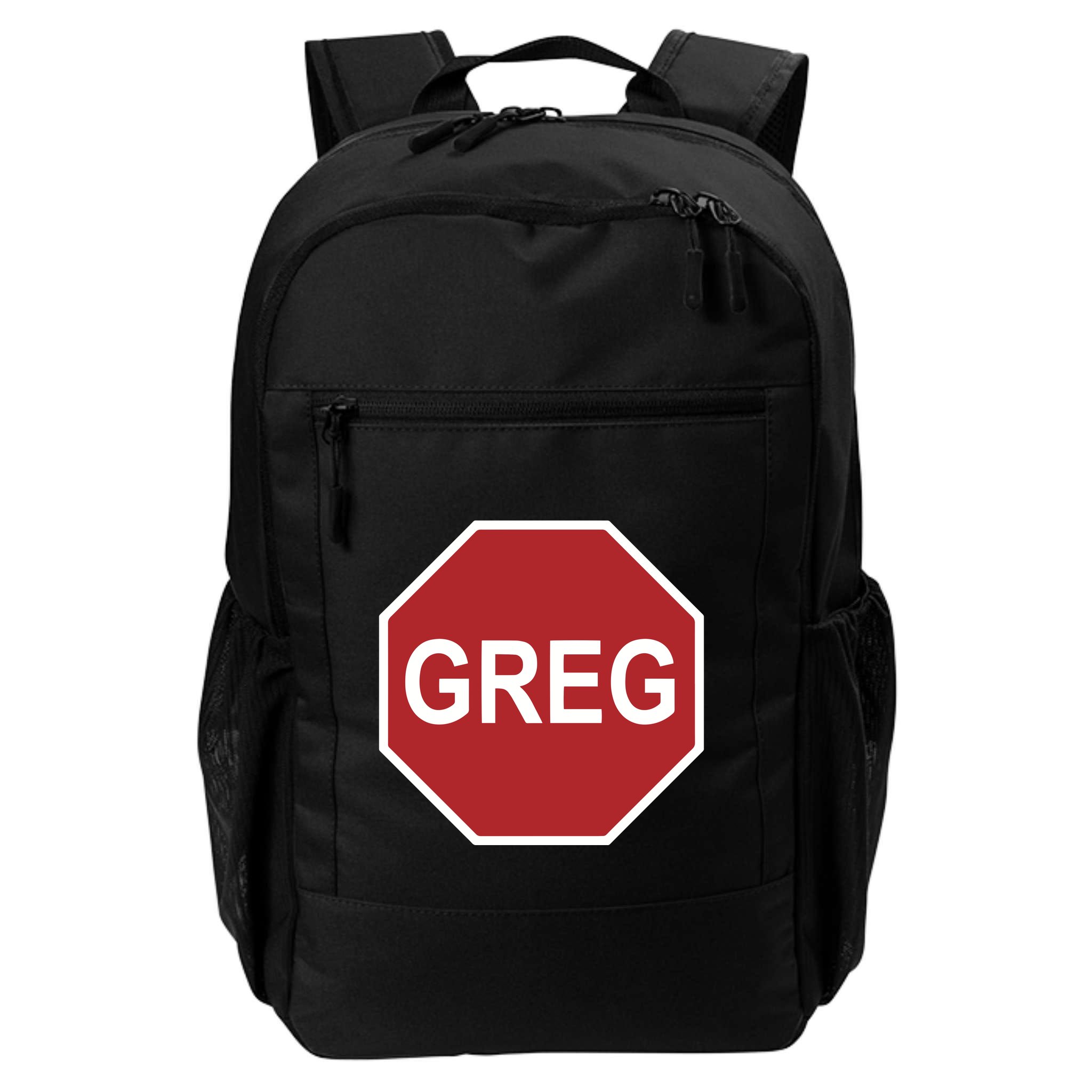 Tism Greg The Stop Sign Backpack