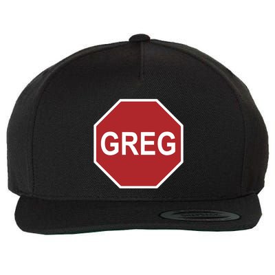 Tism Greg The Stop Sign Wool Snapback Cap
