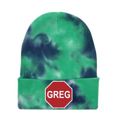 Tism Greg The Stop Sign Tie Dye 12in Knit Beanie