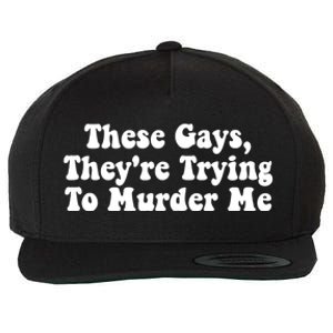 These Gays They're Trying To Murder Me Tank Top Wool Snapback Cap