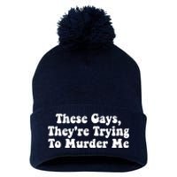 These Gays They're Trying To Murder Me Tank Top Pom Pom 12in Knit Beanie