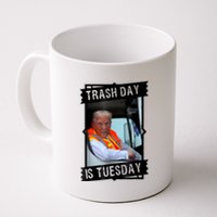 Trump Garbage Truck Trash Day Is Tuesday Coffee Mug